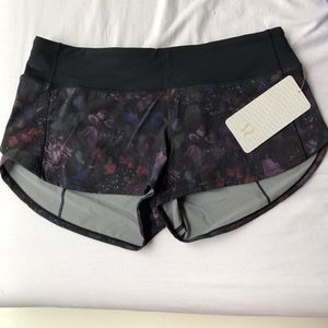 NWT lululemon speed up shorts